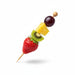 Pincho de bambú con decoración de bolas 140mm - 100Uds
