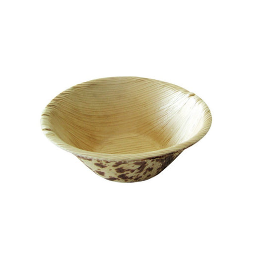 Cuenco para degustación en hoja de bambú ZEBRA 60ml Ø84mm A20mm - 50Uds