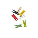 Kit de mini pinzas de colores variados A25mm - 100Uds