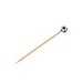 Pincho de bambú con decoración pelota de futbol americano A120mm - 100Uds