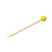 Pincho de bambú con extremo decoración tenis 120mm - 100Uds
