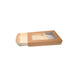 Caja marron con ventana 248x155mm A39mm - 50Uds