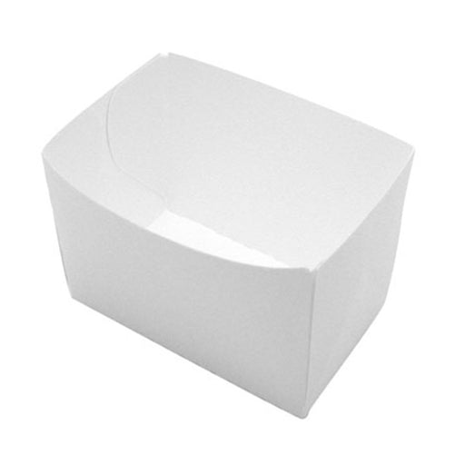 Bandeja de cartón blanco 300ml 90x60mm A40mm - 250Uds