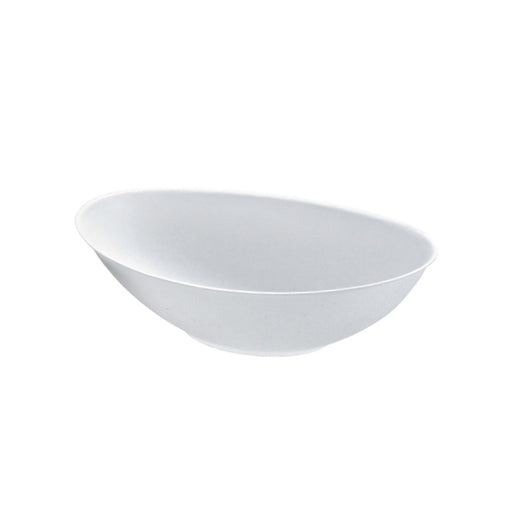 Bol ovalado de pulpa blanco BioNchic 750ml 225x135mm A55mm - 125Uds