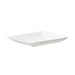 Plato cuadrado de pulpa blanco 90x90mm - 100Uds