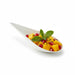 Mini plato de degustación de pulpa con forma de gota BIONCHIC 105x52mm A30mm - 30Uds