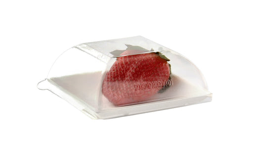 Tapa cúpula transparente BioNchic PET para 210BCHIC99F 91x91mm A36mm - 100Uds