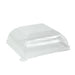 Tapa cúpula transparente BioNchic PET para 210BCHIC99F 91x91mm A36mm - 100Uds