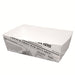 Bandeja de cartón blanco con diseño periódico 850ml 150x90mm A50mm - 100Uds