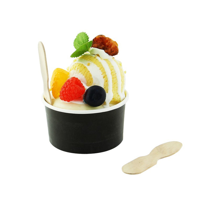 Cuchara de madera para helados A77mm - 50Uds
