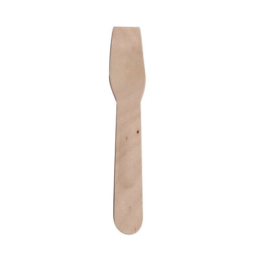 Cuchara de madera para helados A95mm - 100Uds
