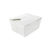 Caja de comida en cartón blanca con cierre 650ml 130x105mm A65mm - 50Uds