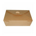 Caja de comida en cartón kraft laminado PE 1450ml 217x160mm A50mm - 25Uds