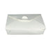 Caja de comida en cartón blanco con cierre 1450ml 217x160mm A50mm - 25Uds