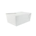 Caja de comida en cartón blanco con cierre 2000ml 217x160mm A67mm - 50Uds