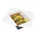 Caja de comida en cartón negra con cierre 3000ml 227x165mm A92mm - 40Uds