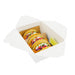 Caja de comida en cartón blanco con cierre 3000ml 226x167mm A92mm - 40Uds
