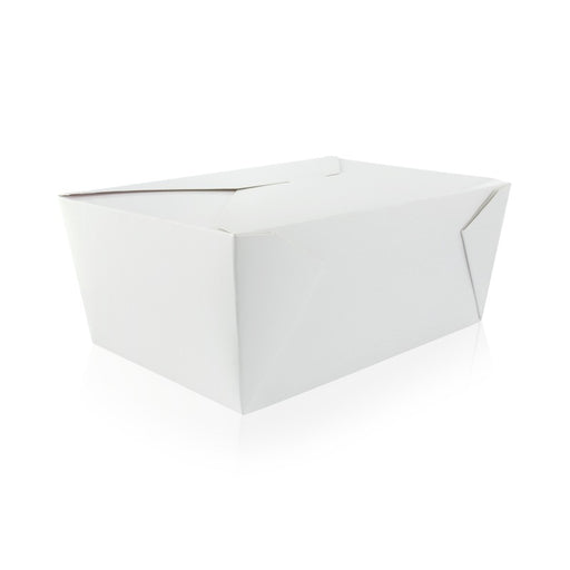 Caja de comida en cartón blanco con cierre 3000ml 226x167mm A92mm - 40Uds
