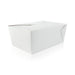 Caja de comida en cartón blanco con cierre 3000ml 226x167mm A92mm - 40Uds