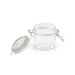 Tarros pequeños de vidrio BOKA con junta silicona verde 100ml A71,5mm - 12Uds