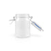 Tarros pequeños de vidrio BOKA con junta silicona azul oscuro 200ml A119,2mm - 12Uds