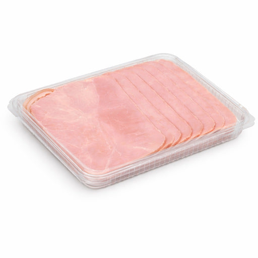 Envase rectangular PLA transparente con tapa bisagra 570ml 217x167mm A20mm - 25Uds