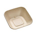 Bol de pulpa marrón borde biselado 840ml 183x183mm A70mm - 50Uds