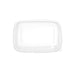 Tapa PET transparente para bandeja pulpa 189x189mm A50mm - 50Uds