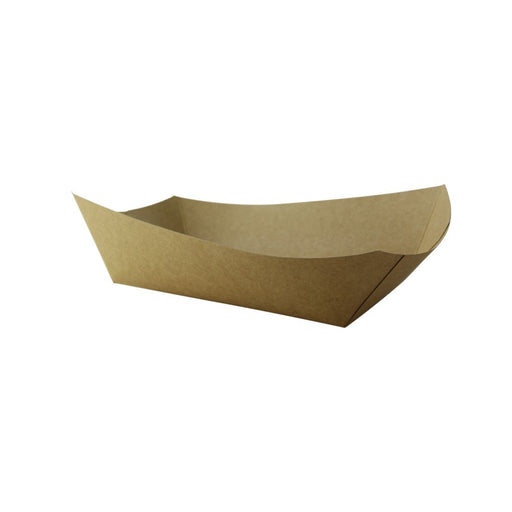 Bandeja kraft antigrasa con PE 1200ml 245x165mm A50mm - 250Uds