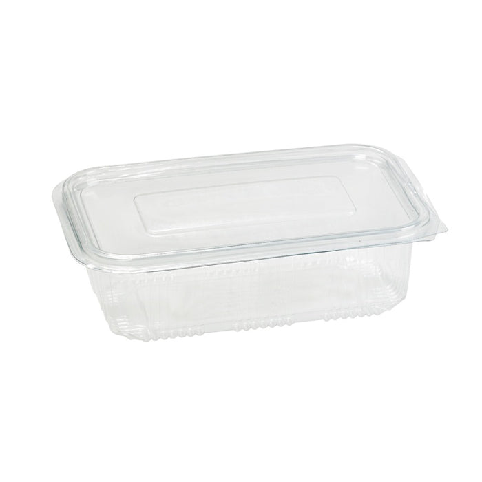 Ensaladera con Tapa bisagra rectangular PET 1000ml 195x130mm A65mm - 50Uds