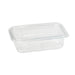 Ensaladera con Tapa bisagra rectangular PET 1000ml 195x130mm A65mm - 50Uds