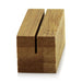 Soporte de menú o tarjetas de bambú 56x20mm A20mm - 10Uds