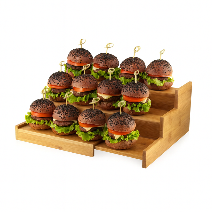 Suporte en bambú rectractable 265x232mm A120mm - 2Uds