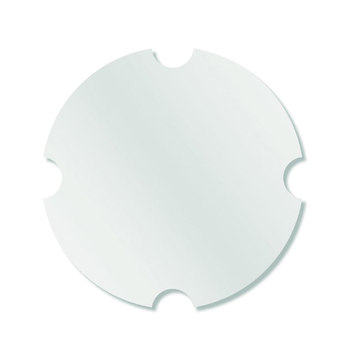 Tapa de cierre de cartón blanco para cubo de pollo Ø214mm - 100Uds