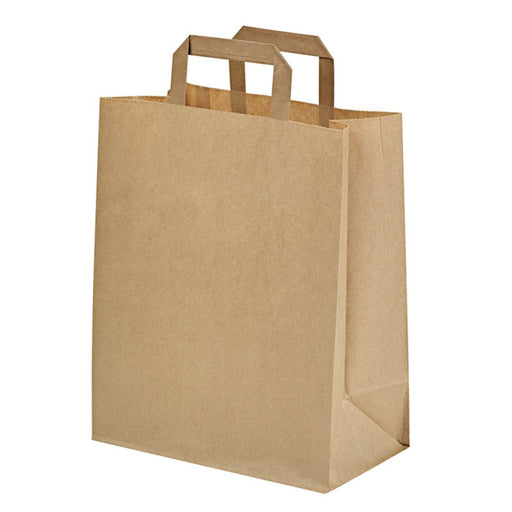 Bolsa catering kraft reciclado con asas 320x170mm A340mm - 250Uds