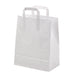Bolsa de papel blanco reciclado 260x140mm A320mm - 250Uds