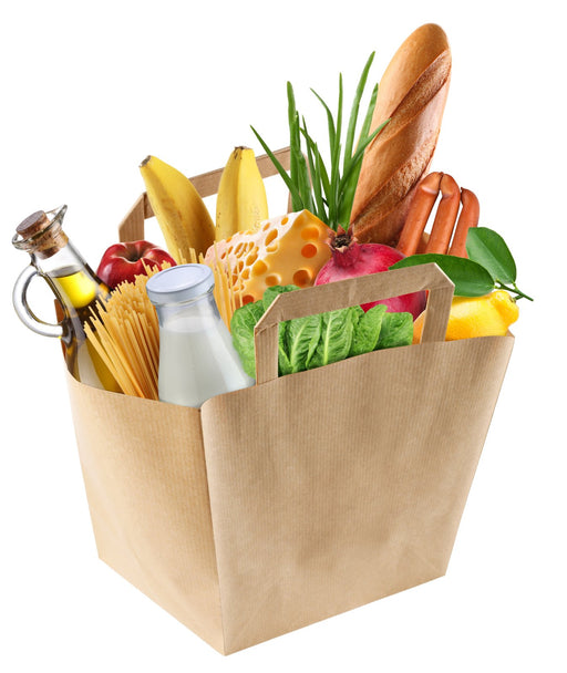 Bolsa de papel kraft reciclado 260x140mm A320mm - 250Uds