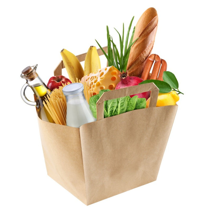 Bolsa de papel kraft con doble capa 320x170mm A380mm - 250Uds