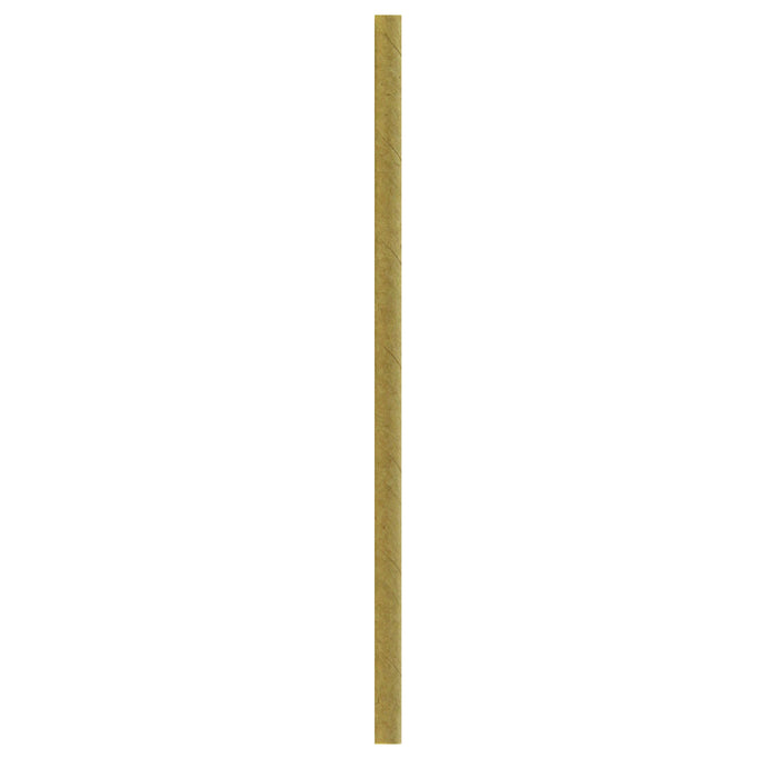 Pajita de cóctel de papel kraft A145mm - 500Uds