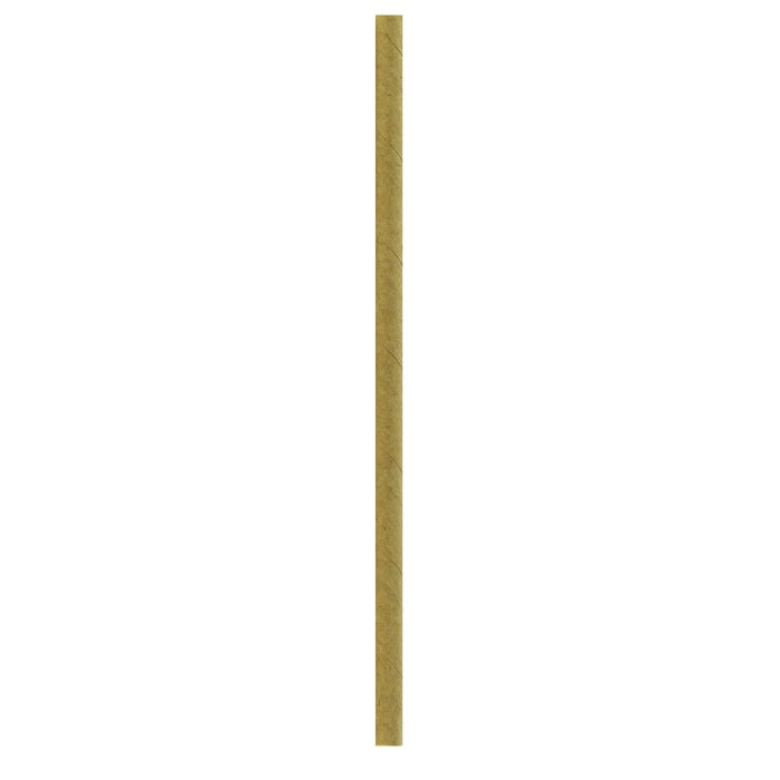 Pajita de cóctel de papel kraft A145mm - 500Uds