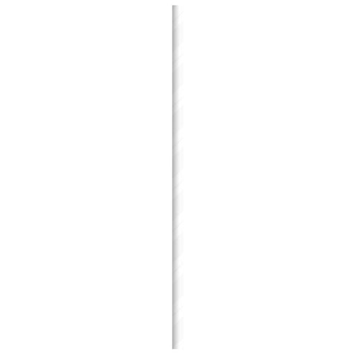 Pajita de cóctel de papel blanco A145mm - 500Uds