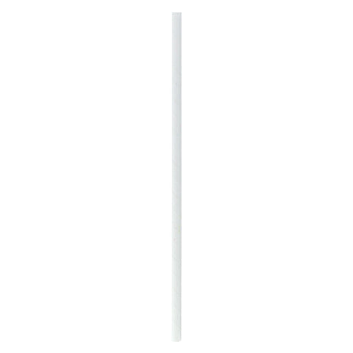 Pajita de papel blanca A197mm - 500Uds