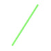 Pajita de PLA verdes flexibles A240mm - 250Uds
