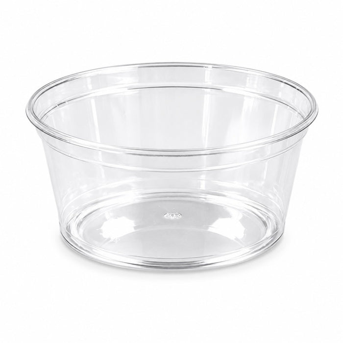 Salsera redonda de plástico PS 270ml Ø112mm A47mm - 100Uds