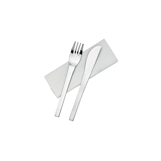Kit 3/1 cubiertos PS blancos A165mm - 50Uds