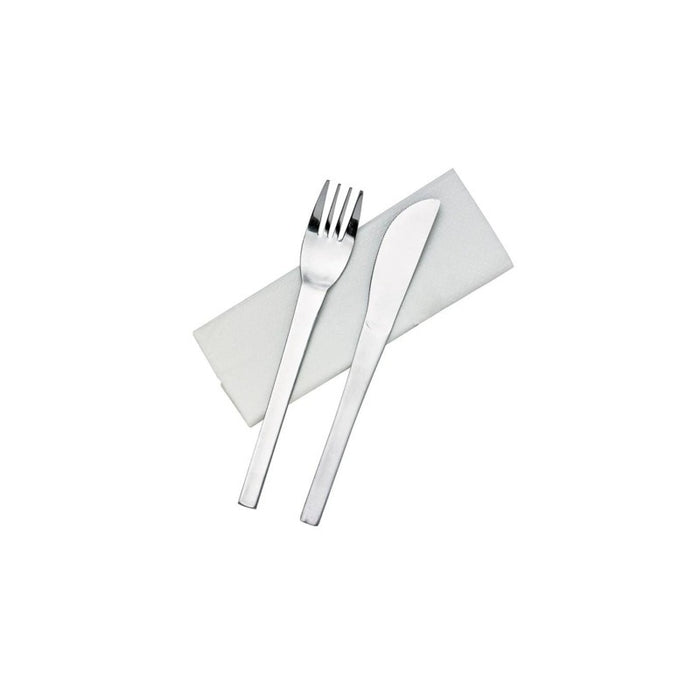 Kit 3/1 cubiertos PS blancos A165mm - 50Uds