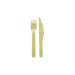 Kit 2/1 Cuchillo y tenedor de madera A165mm - 50Uds