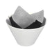 Papel negro tulipa de cocción antigrasa 150x150mm A80mm - 120Uds