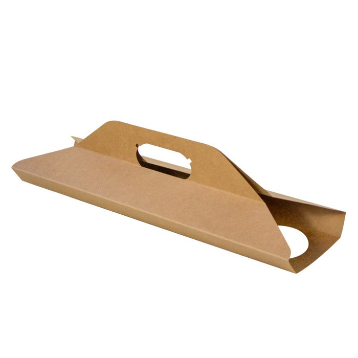 Portavasos Kraft - 4 compartimentos 380x420mm - 50Uds