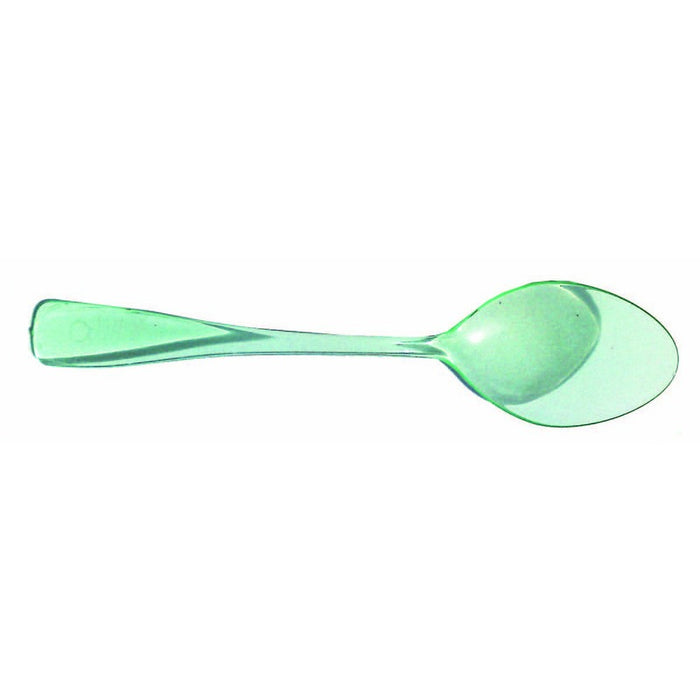 Mini cuchara verde transparente 95 - 100Uds
